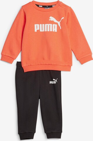 PUMA Sweatsuit 'Minicats' in Orange: front
