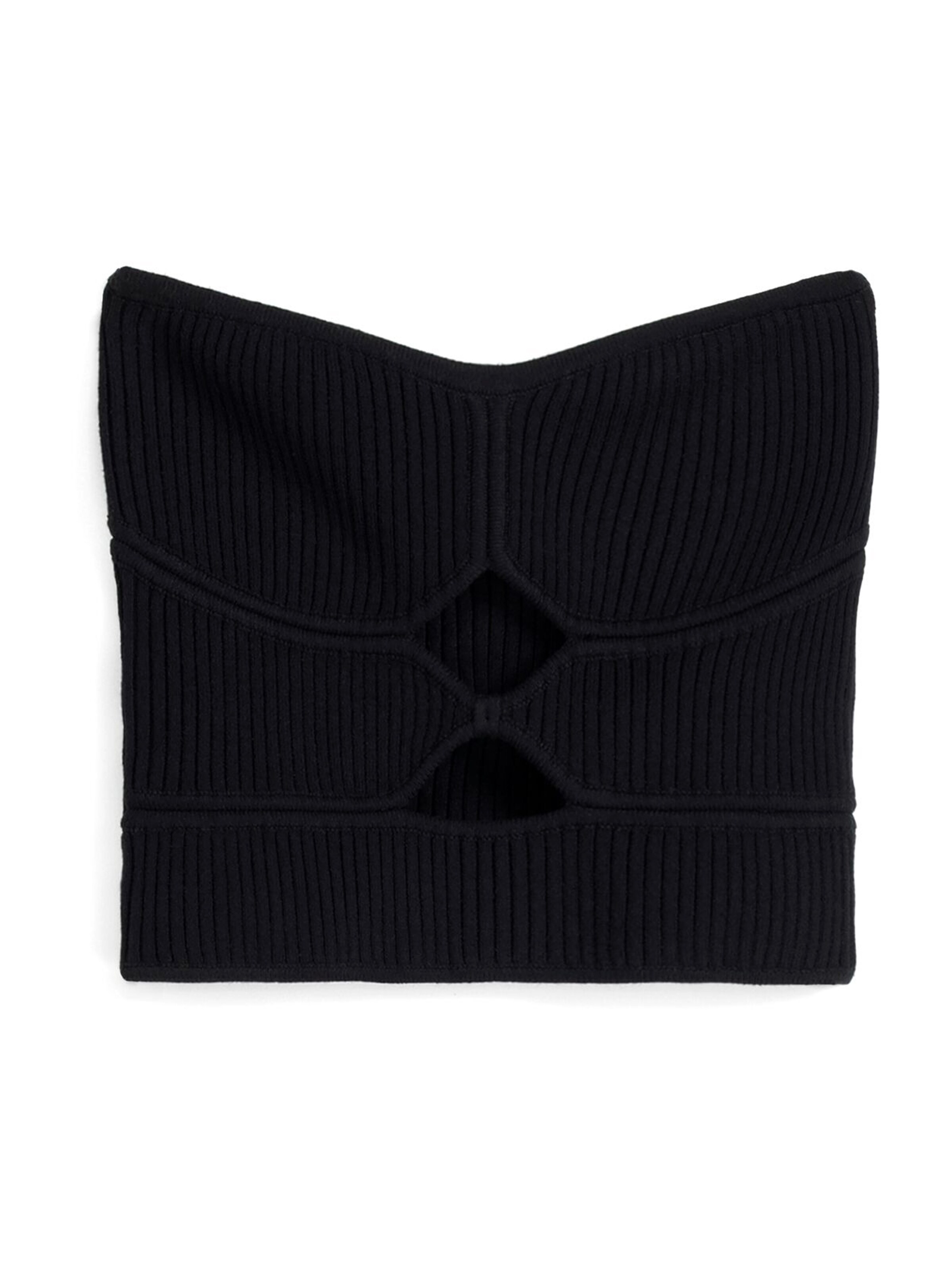 Bershka Sticktop i sort: forside