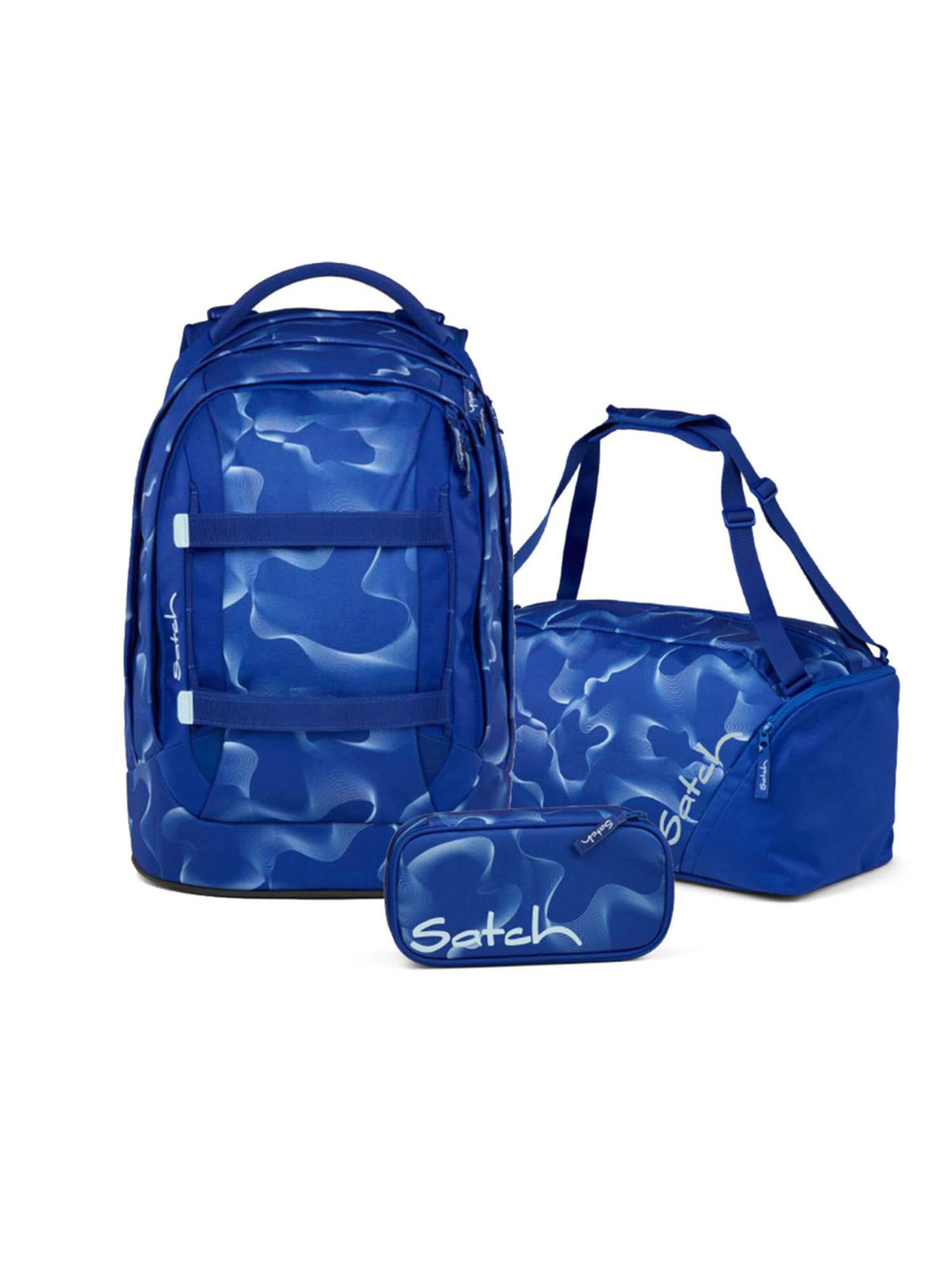Satch Rucksack 'Pack Schulrucksack Set 3tlg'‌‌‌ in Blau: Vorderseite