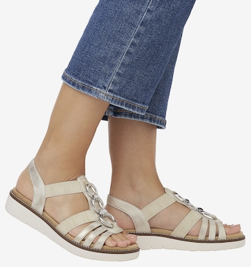 REMONTE Sandals in Beige: front