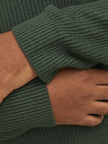 Jack & Jones Plus Sweater in Green