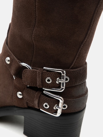 GUESS Kozačky 'MATLEY' – hnědá