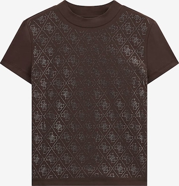 GUESS Футболка в Коричневый: спереди