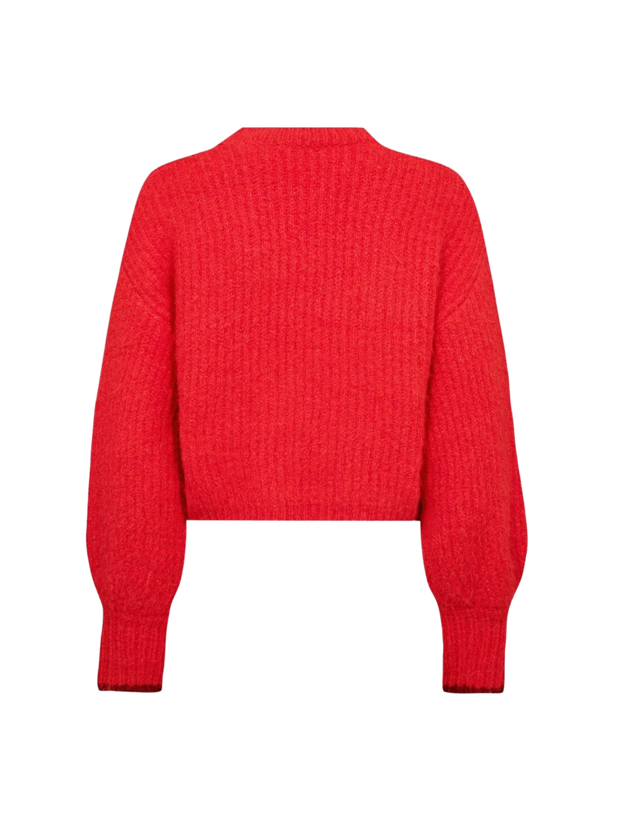 Pull-over 'CoralieCC' co'couture en rouge