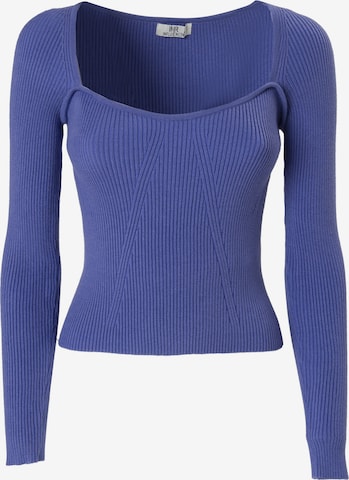 Influencer Pullover in Blau: predná strana