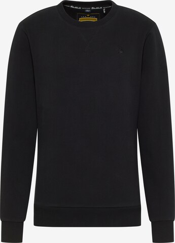 Sweat-shirt Schmuddelwedda en noir : devant