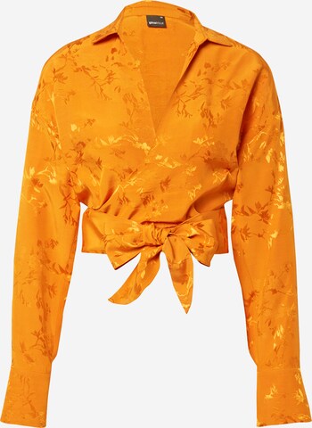 Gina Tricot - Blusa 'Serena' em laranja: frente