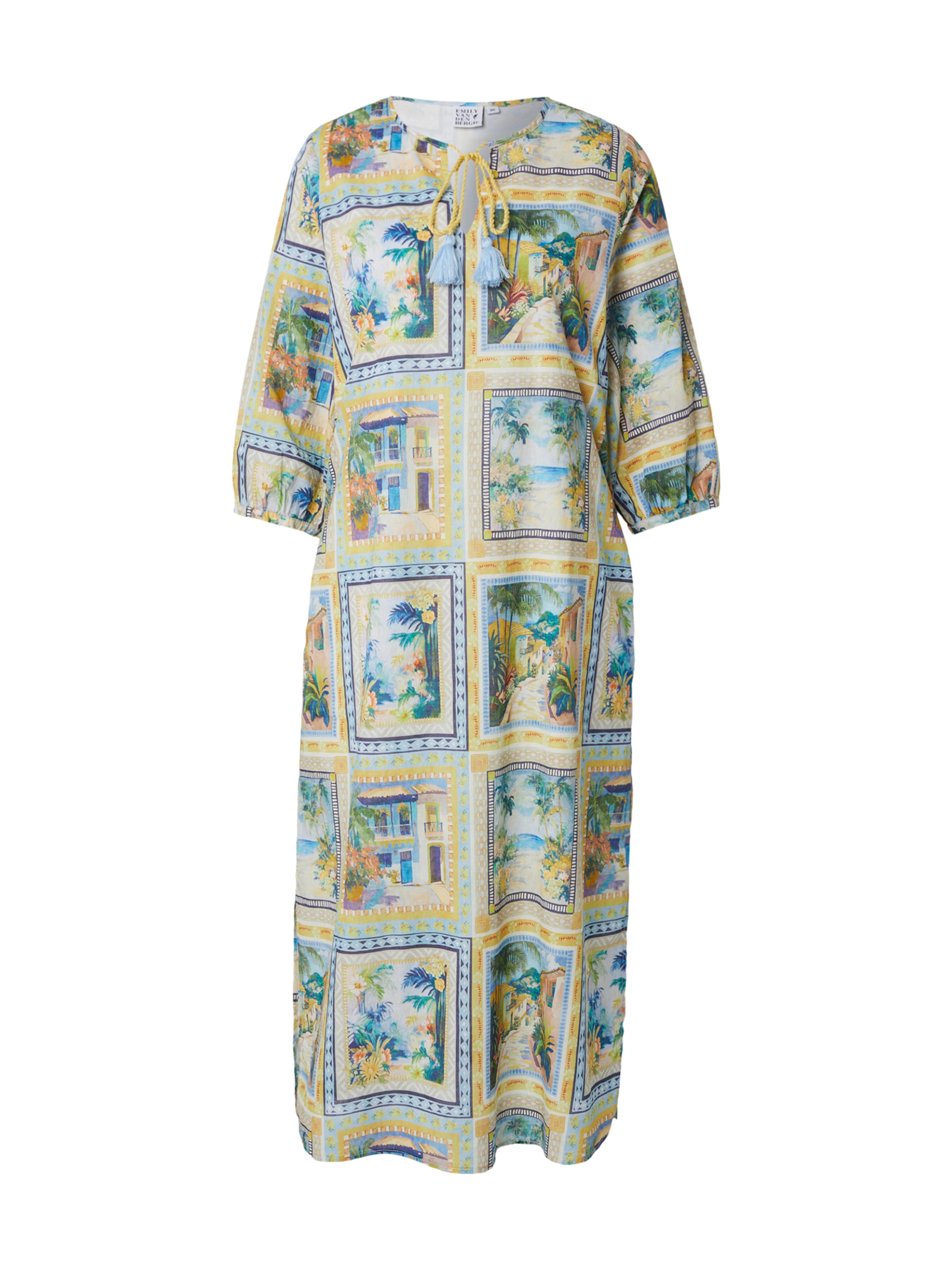 Abito di Emily Van Den Bergh in giallo: frontale