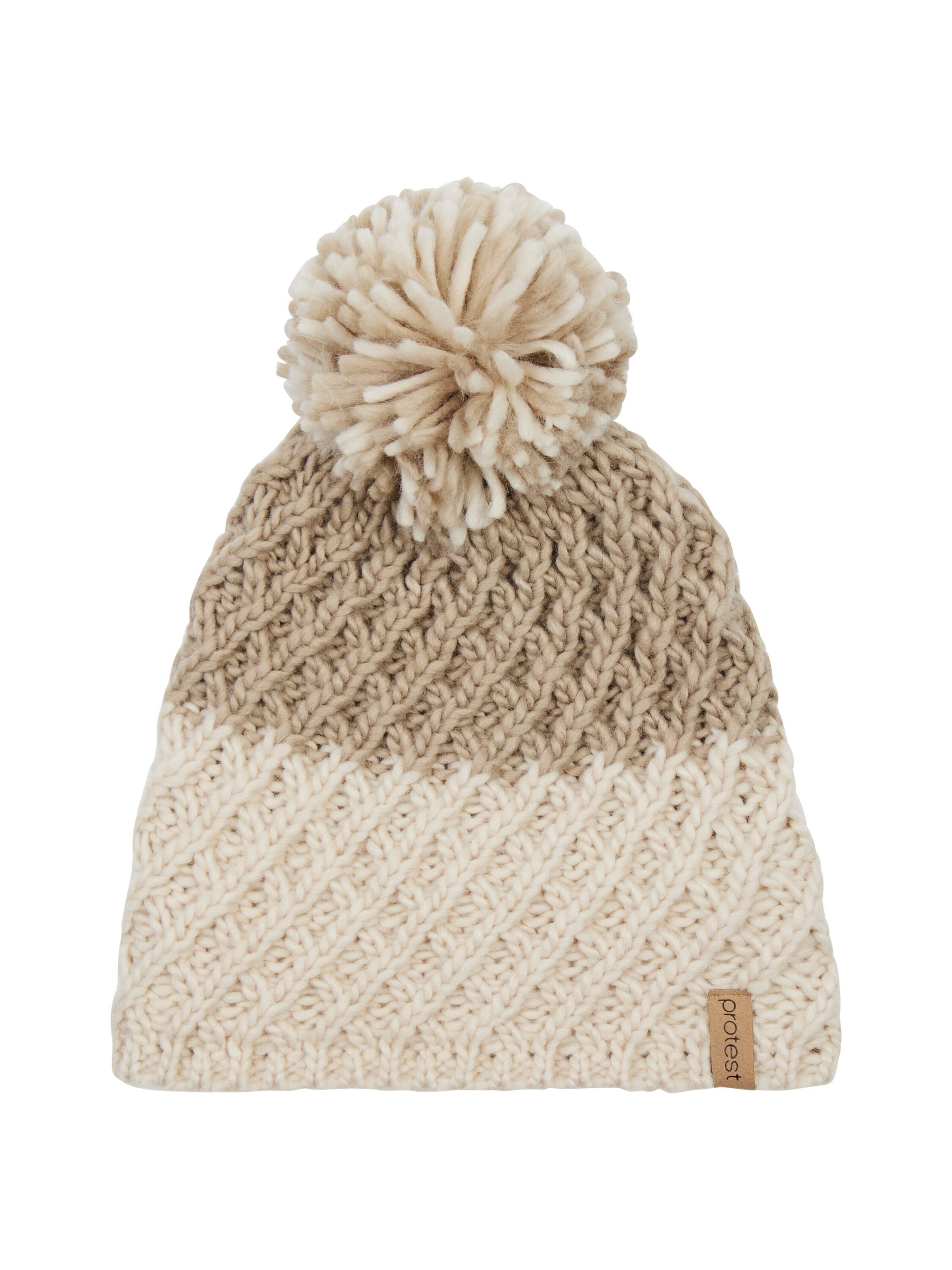 PROTEST Beanie 'PRTHIKER24' in Brown: front