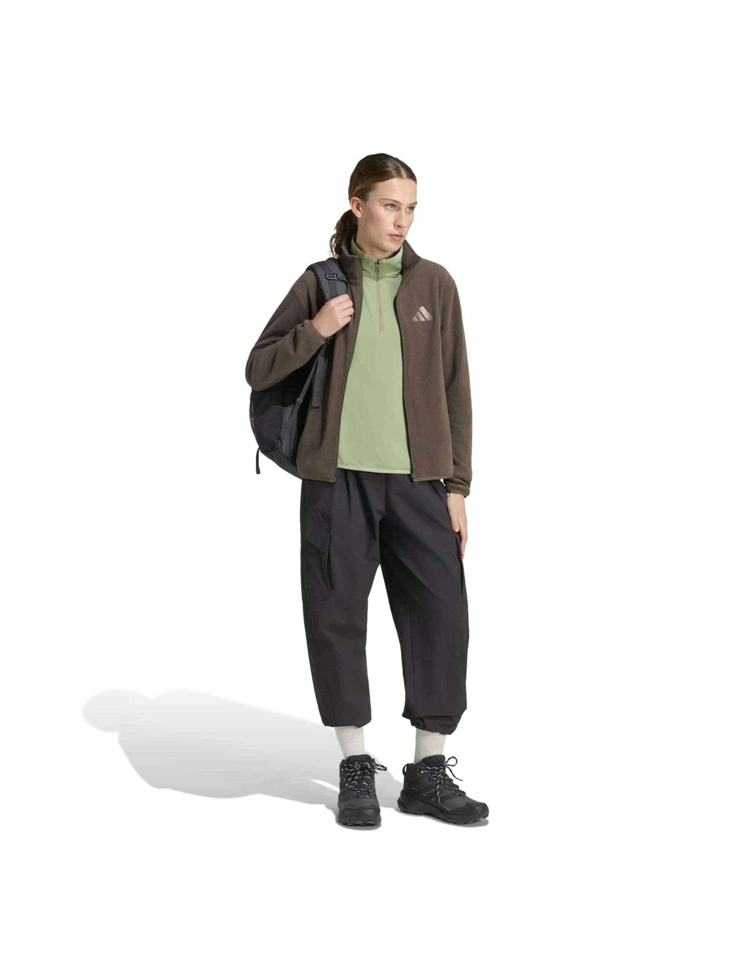 ADIDAS TERREX Функциональная флисовая куртка 'ESS' в Зеленый