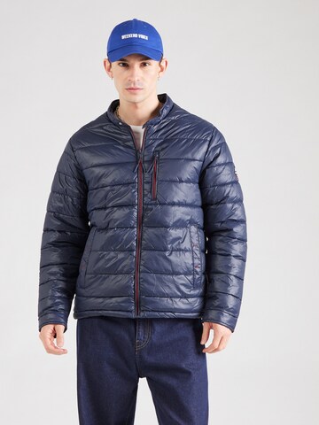 JACK & JONES Φθινοπωρινό και ανοιξιάτικο μπουφάν 'JJMAC' σε μπλε: μπροστά