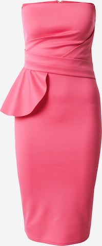 Lipsy Klänning 'PEPLUM' i rosa: framsida