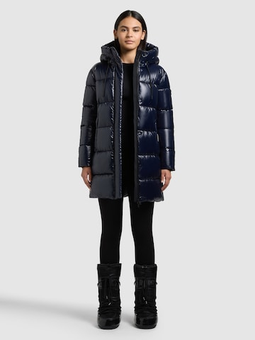 khujo Winterjacke 'Janou' in Blau: Vorderseite