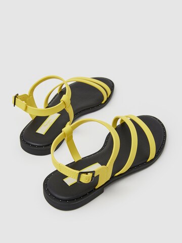 Pepe Jeans Strap Sandals 'Hayes Juice' in Yellow