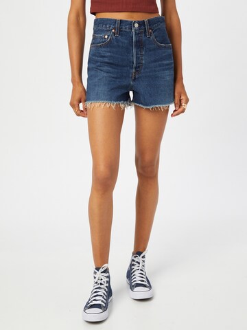 LEVI'S ® Regular Jeans 'Ribcage Short' in Blue: front