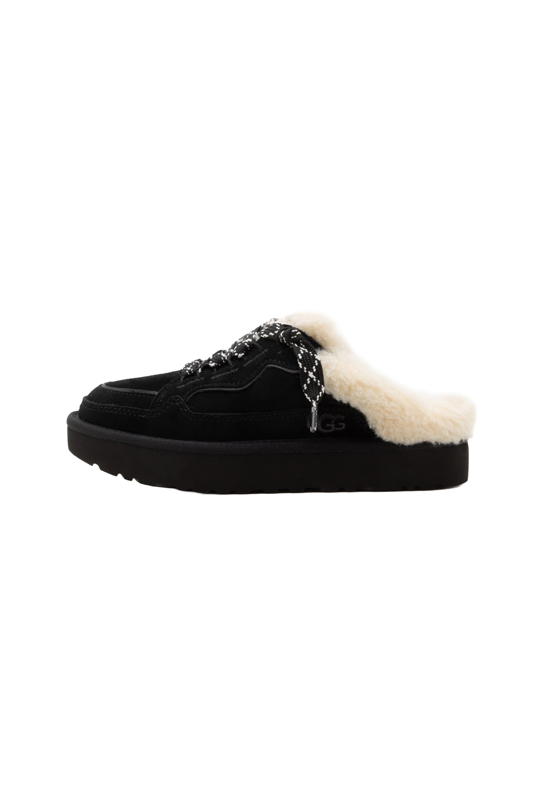 UGG Pantolette 'Lowmel' in Schwarz: Vorderseite