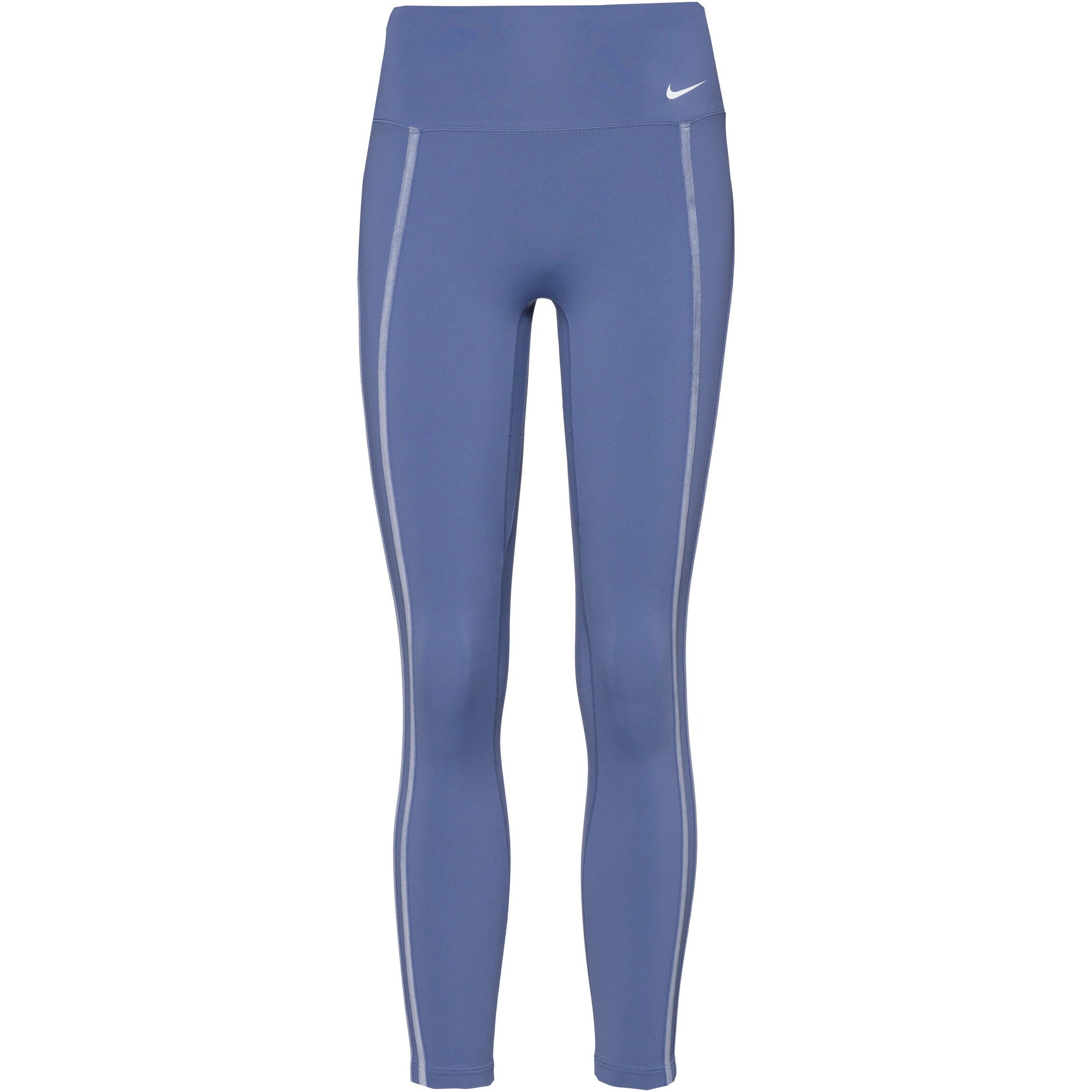 NIKE Skinny Workout Pants in Purple: front