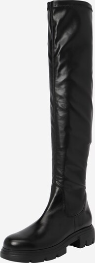 Ilgaauliai batai virš kelių iš Paul Green, spalva – juoda, Prekių apžvalga