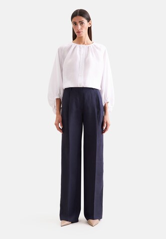 SEIDENSTICKER Regular Broek in Blauw: voorkant
