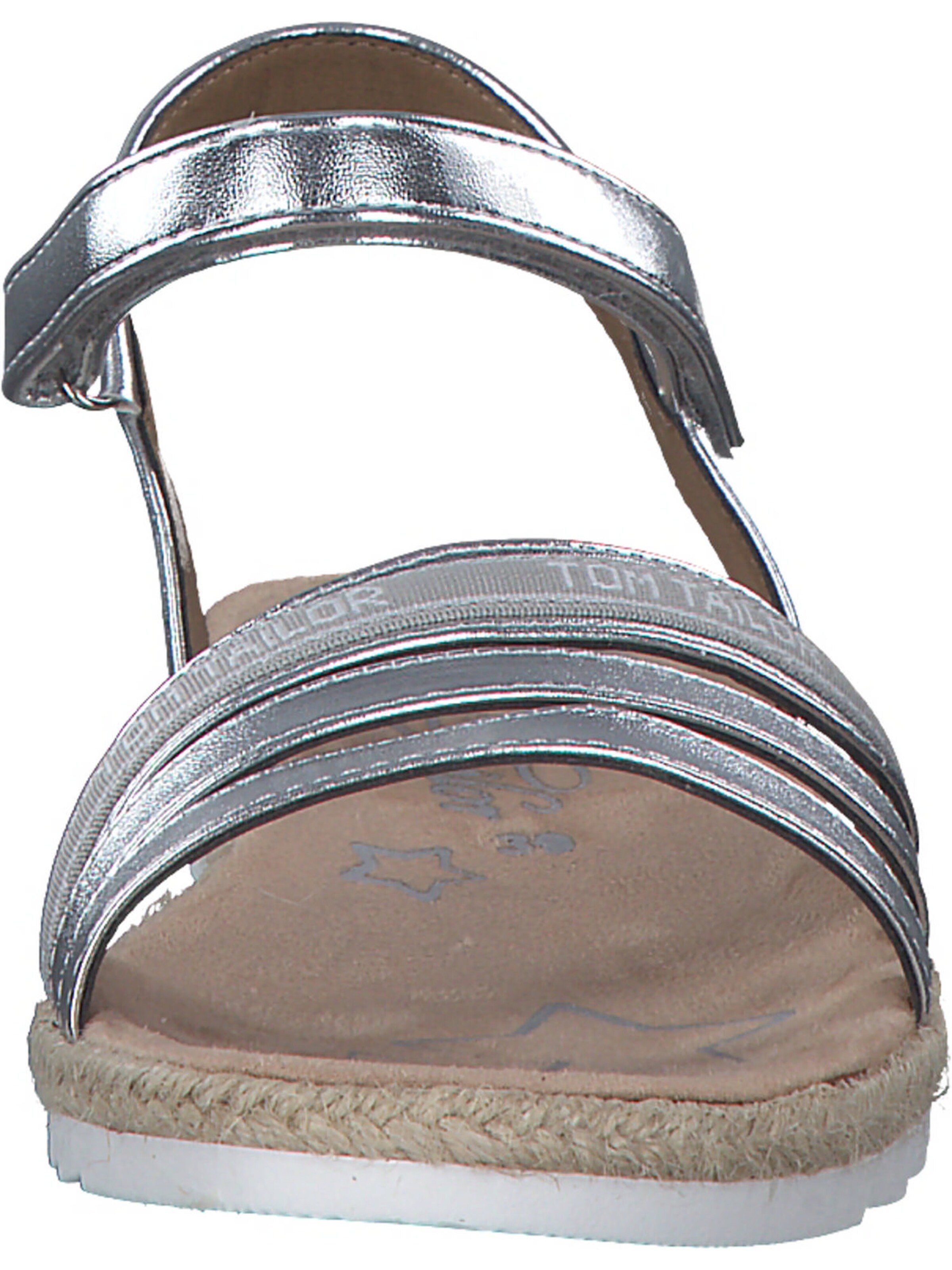 TOM TAILOR Sandale in Silber