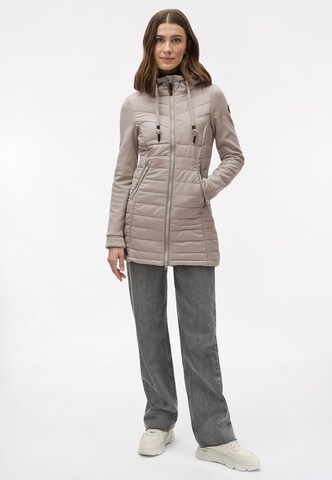 Manteau d’hiver Ragwear en beige : devant