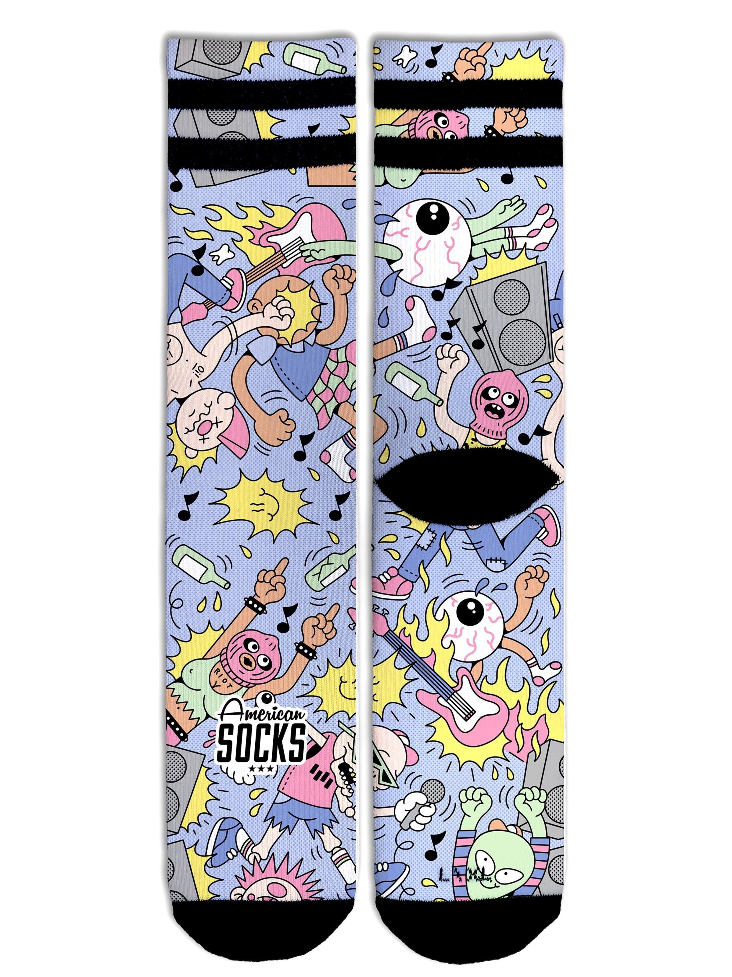 American Socks Socken 'Pogo'‌‌‌‌‌‌ in Lila