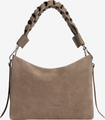 Coccinelle Handtasche 'Boheme Suede 200s 1' in Grau: Vorderseite