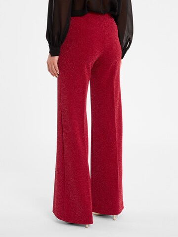 Ana Alcazar Bootcut Hose 'Cilky' in Rot