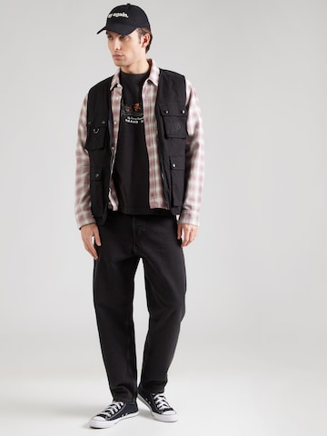 Maglietta 'COUNTRYSIDE' di Abercrombie & Fitch in nero