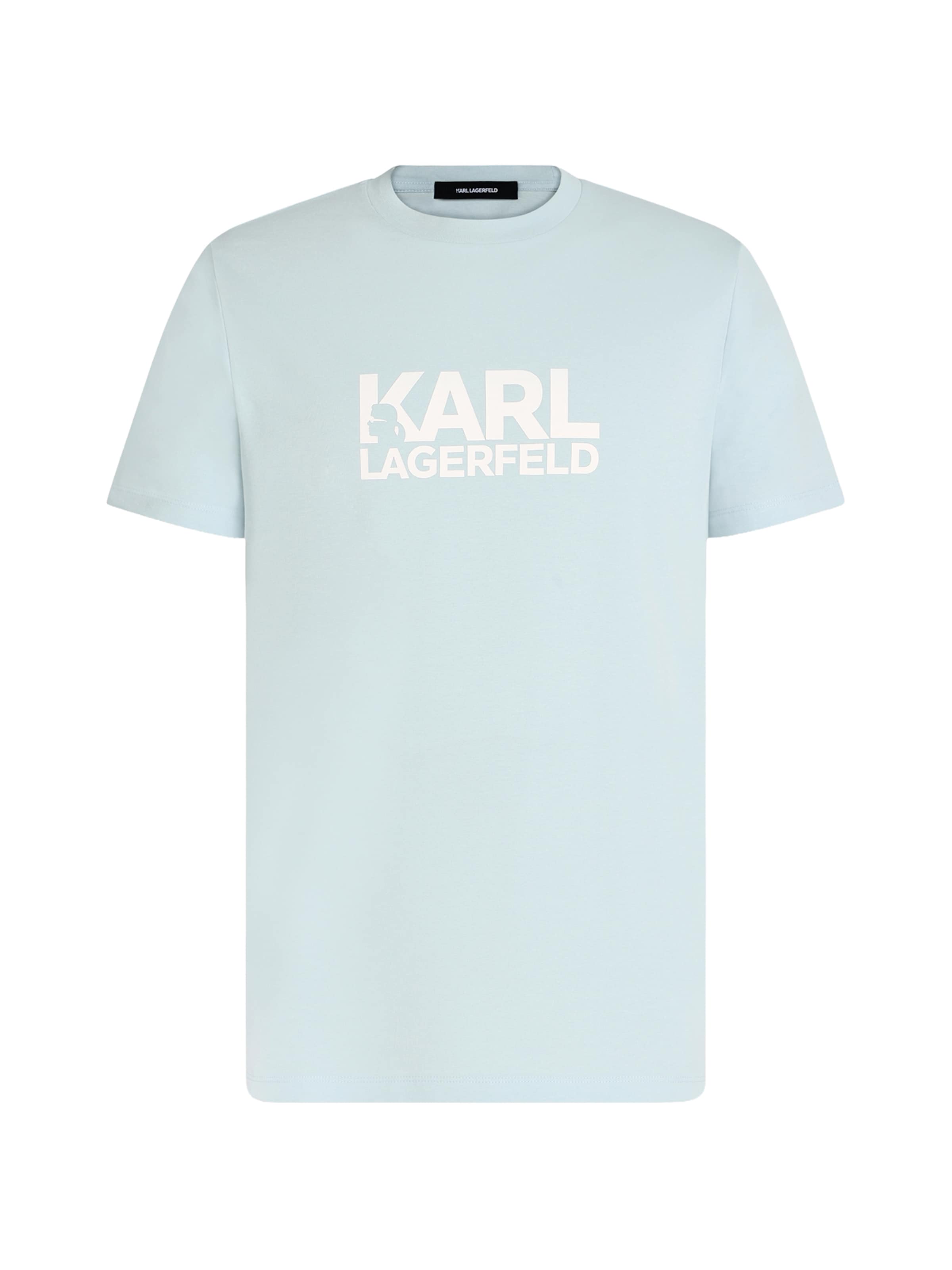 Karl Lagerfeld Koszulka w kolorze niebieski: przód