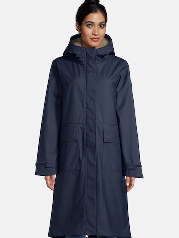 No. 1 Como Raincoat 'Mola' in Blue: front