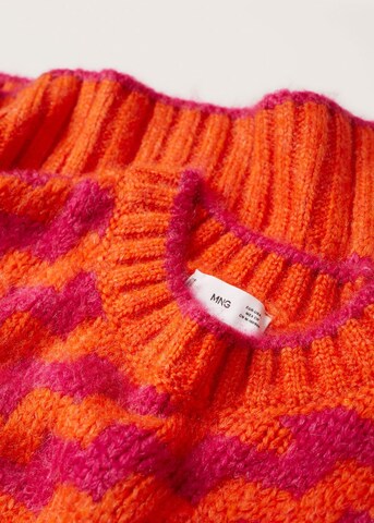 MANGO Pullover in Orange