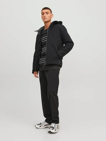 JACK & JONES Between-Season Jacket 'Axel' in Black