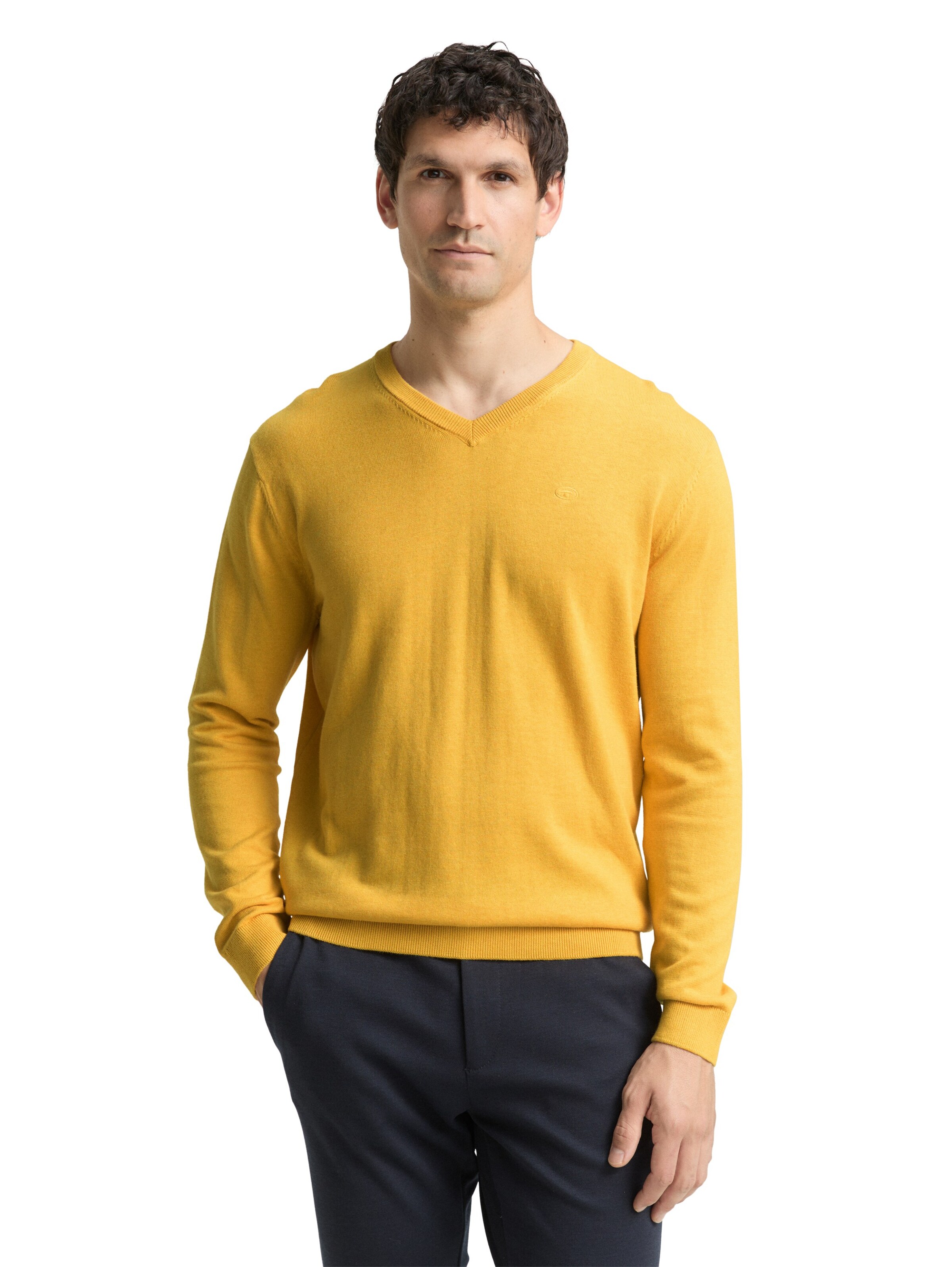 TOM TAILOR Pullover in Gelb: Vorderseite