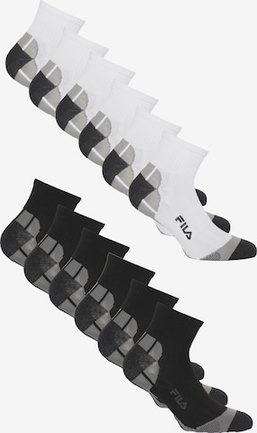 FILA Athletic Socks in Black: front