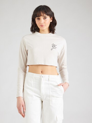 Calvin Klein Jeans Shirt in Grijs: voorkant