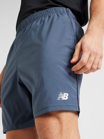 Regular Pantalon de sport 'Core Run 7' new balance en bleu