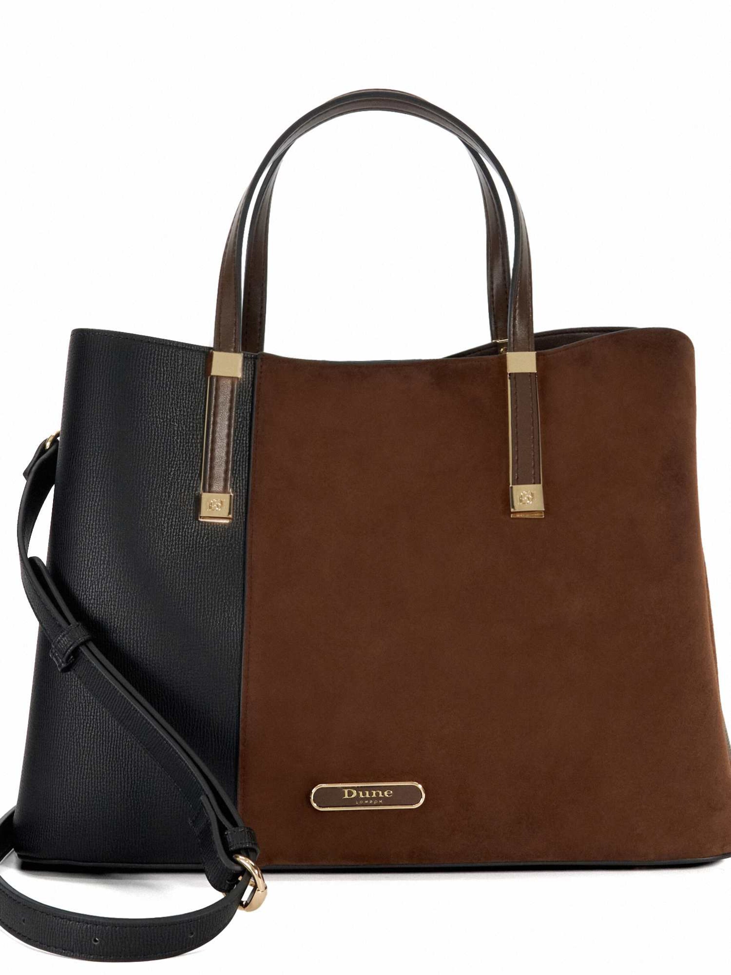 Dune LONDON Handtasche 'Dorry' in Braun: Vorderseite