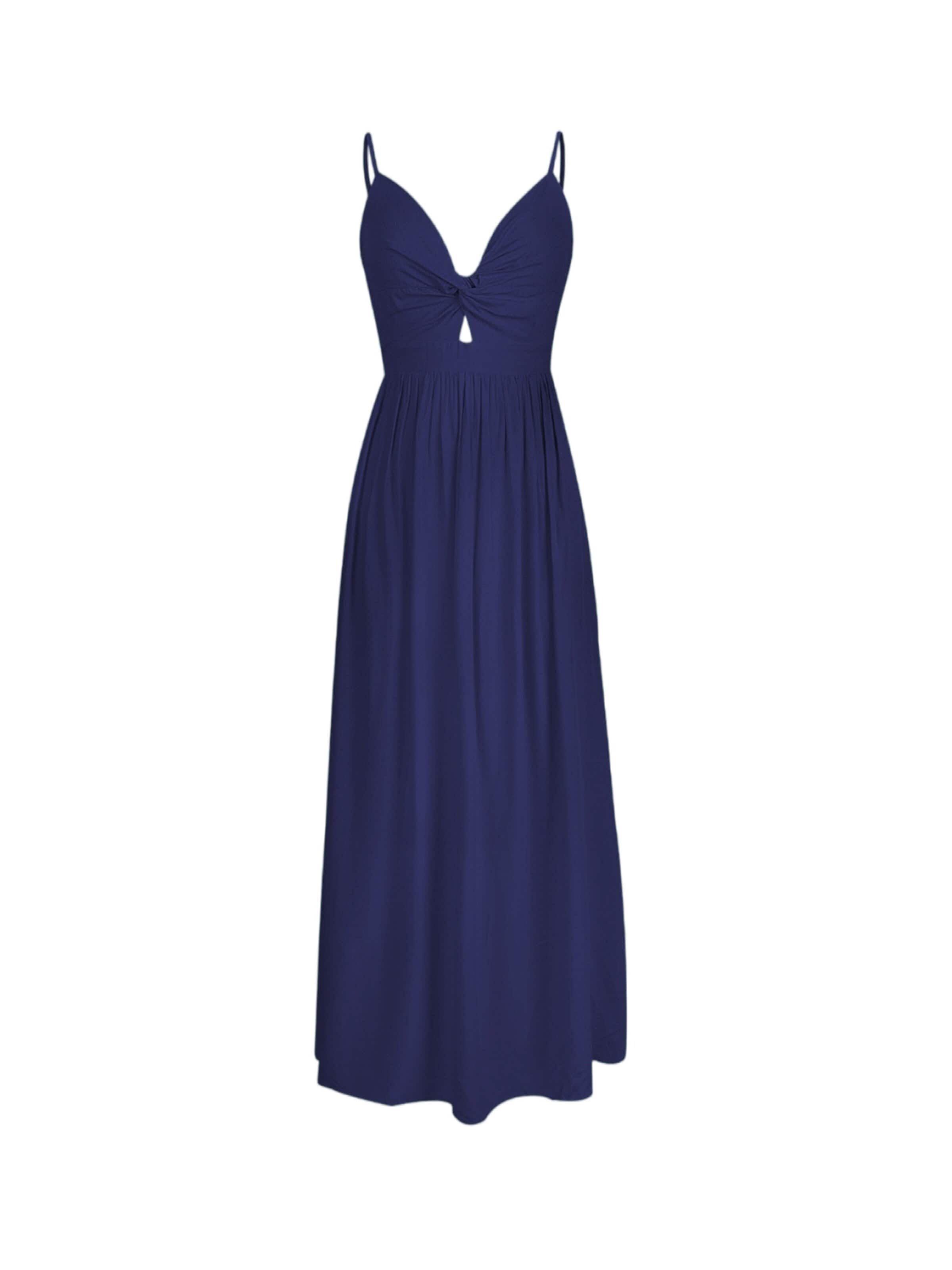 Cupshe Beach Dress in Blue: front