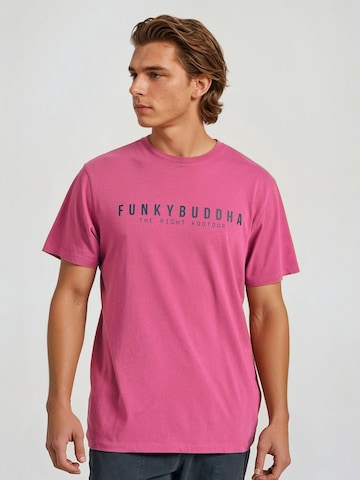 Funky Buddha Tričko – pink: přední strana