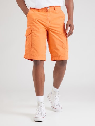 CAMP DAVID Regular Cargo trousers in Orange: front