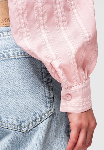 Ombre Blouse in Pink