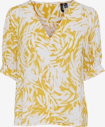 Camicia da donna 'Ani Bea' di VERO MODA in giallo: frontale