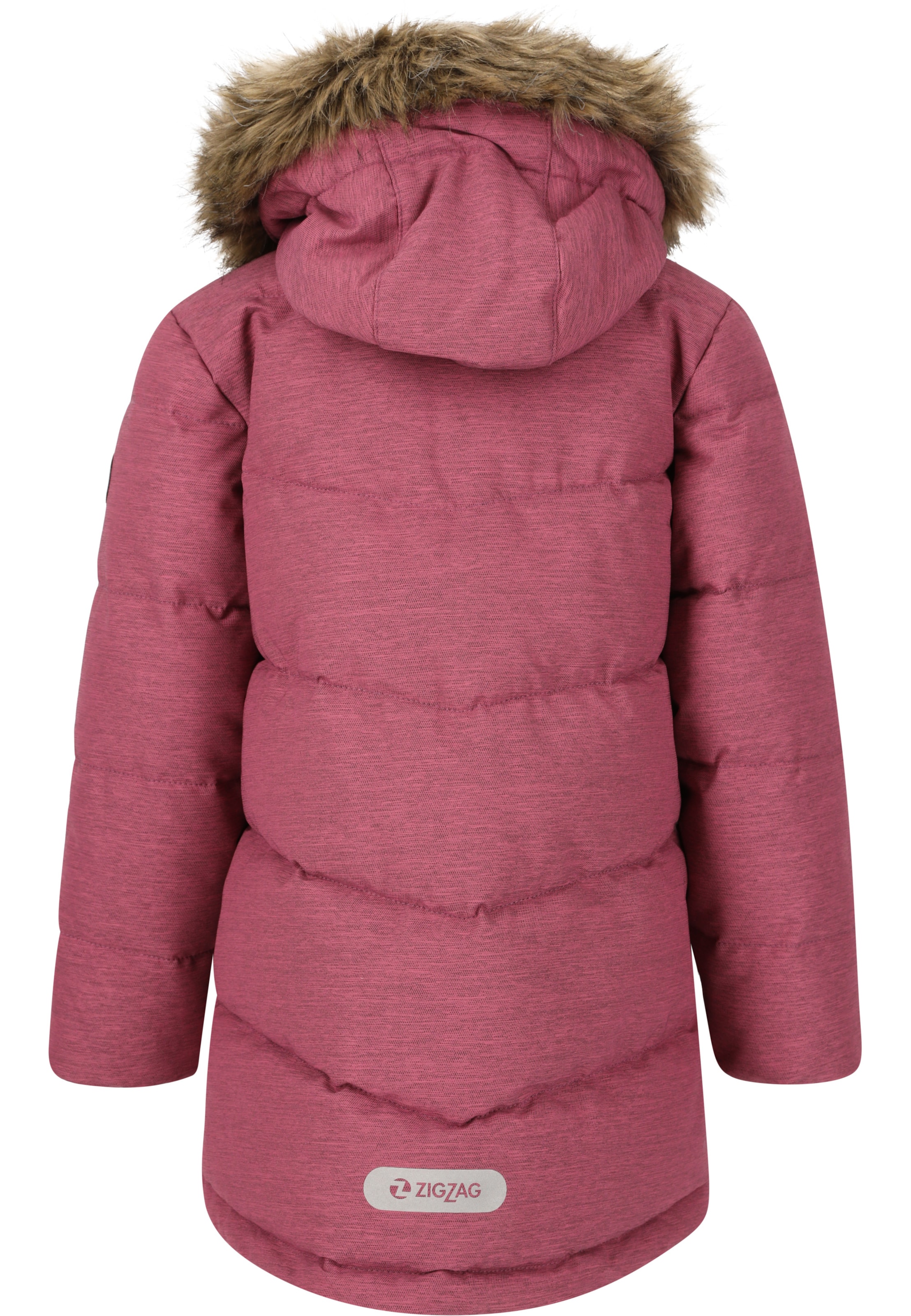 ZigZag Winter Jacket 'Pennie' in Pink