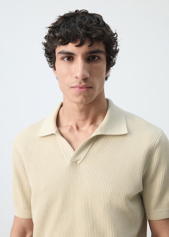 MANGO MAN Shirt 'Salas' in Beige