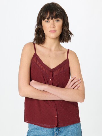 ABOUT YOU Top 'Tania' in Red: front