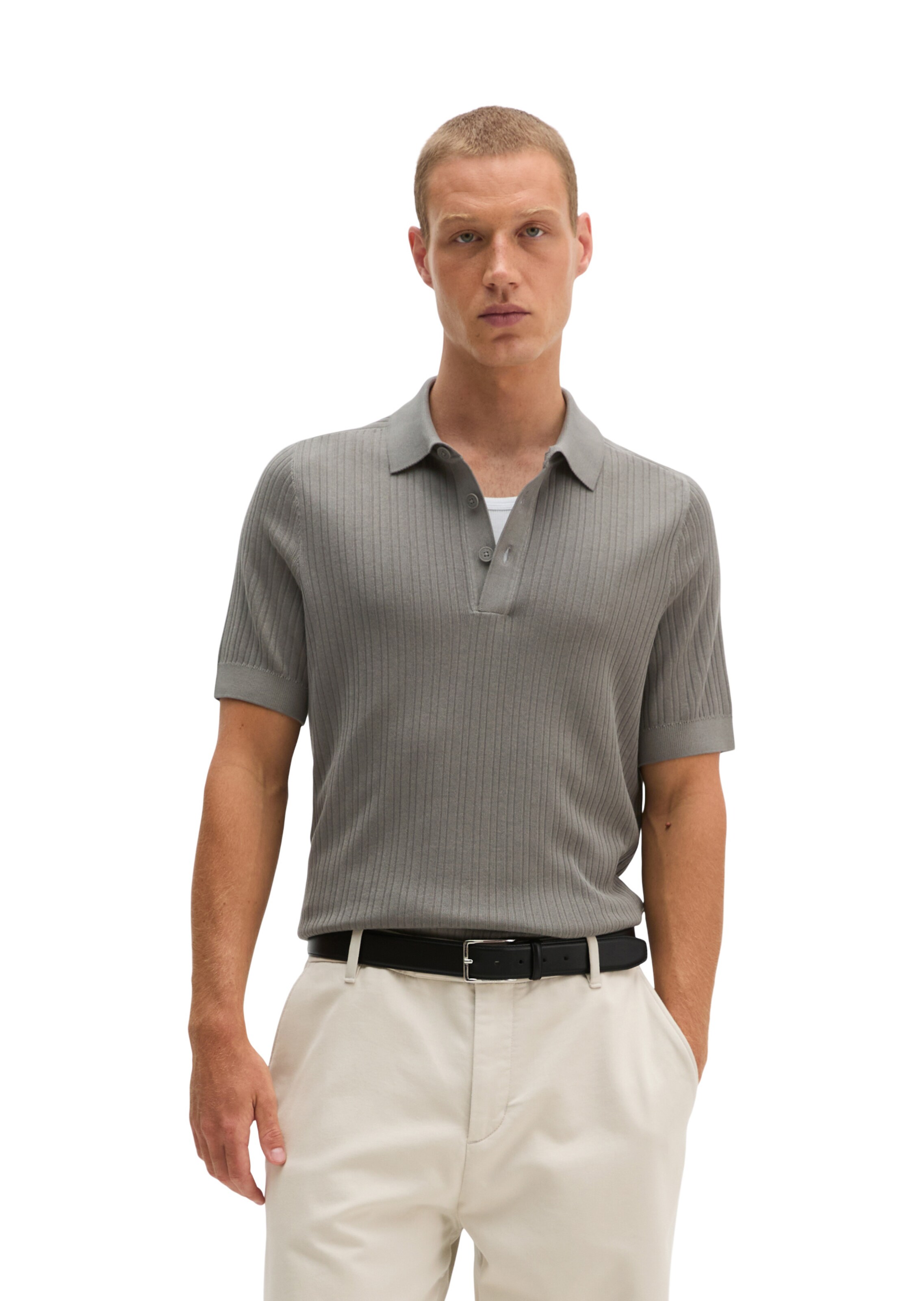 Marc O'Polo - Camiseta en gris: frente