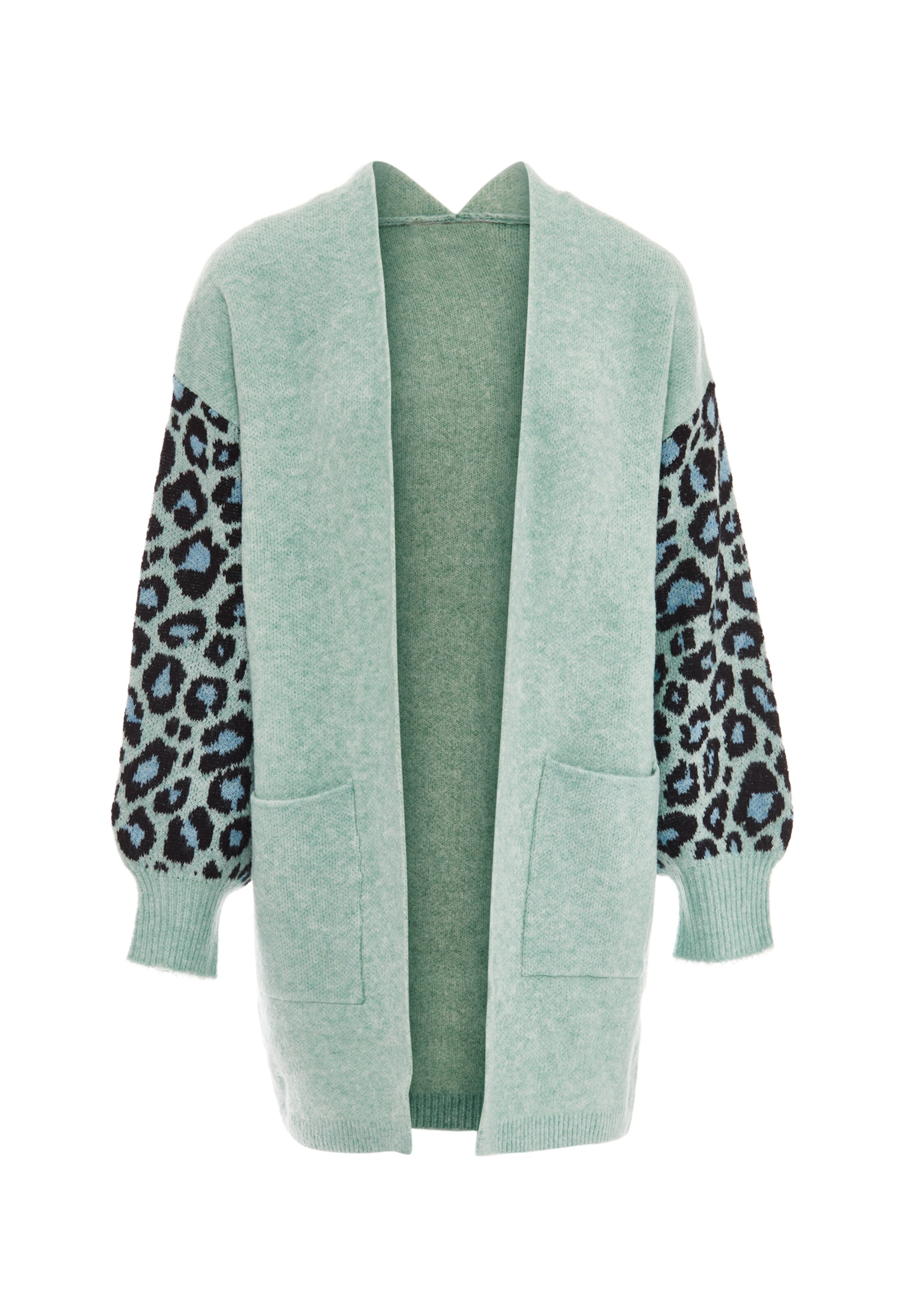 IMANE - Casaco de malha em verde: frente