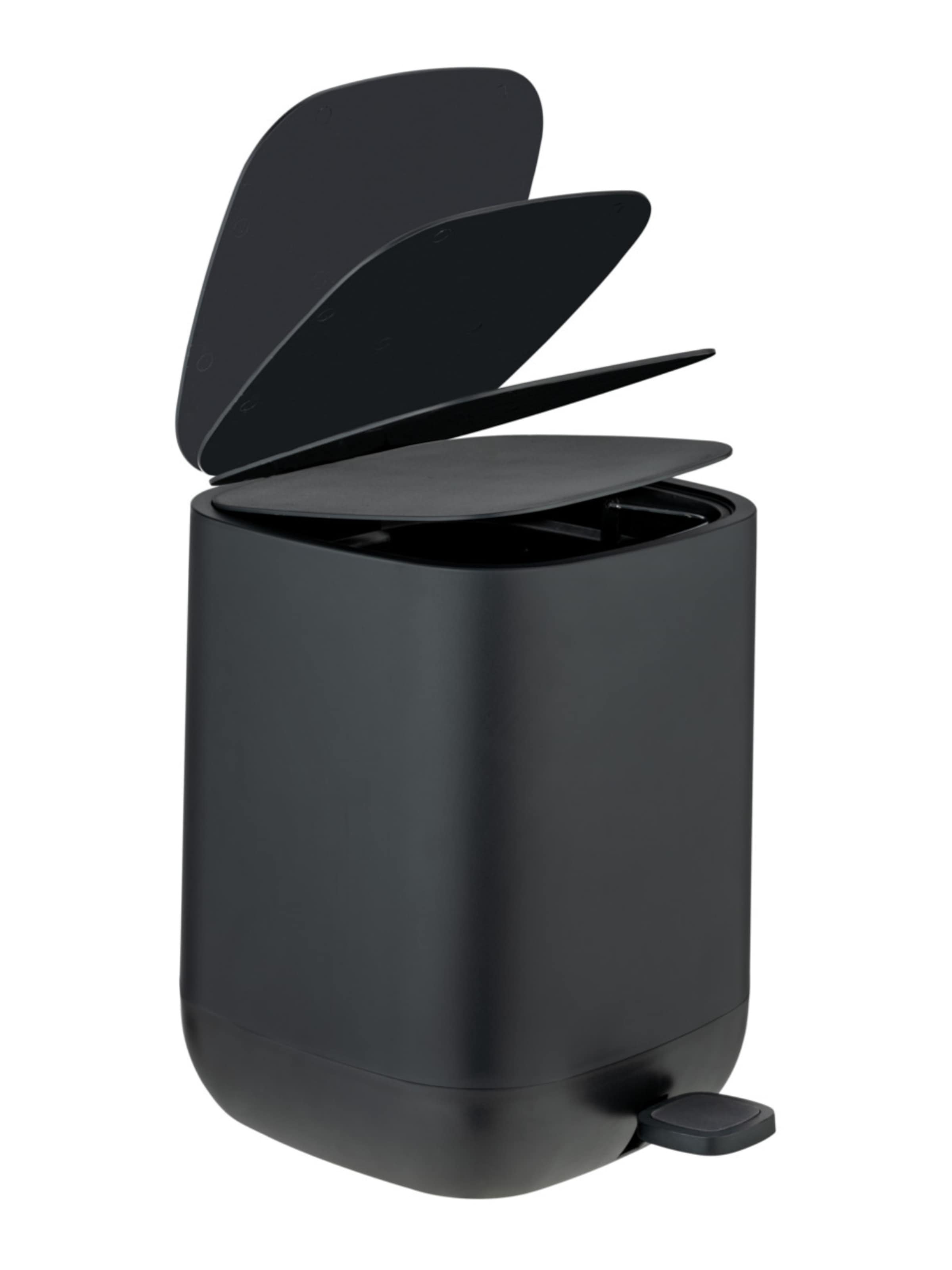 Wenko Kosmetikeimer 'Davos' 6,5l in Schwarz