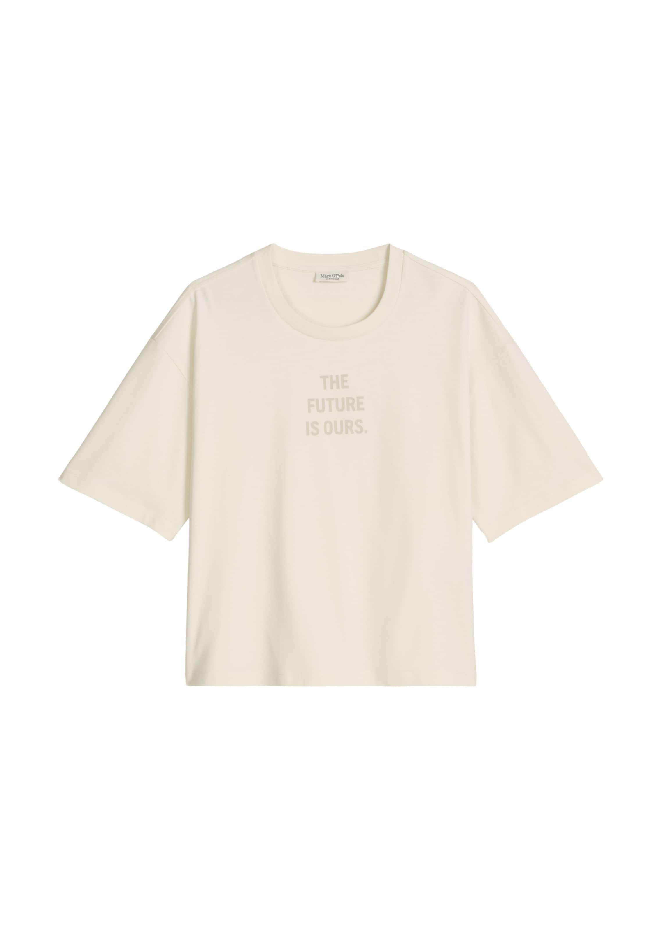 Marc O'Polo Shirt 'Woman's Day' in Beige: front